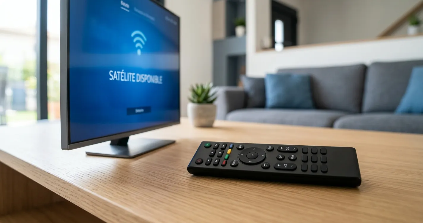 Control remoto DirecTV programado junto a televisor moderno - guía de configuración 2026