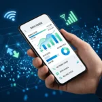 Cómo ahorrar datos móviles en Android y iPhone - Smartphone mostrando panel de control de consumo de datos