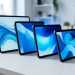 Cuánto cuesta un iPad Apple en 2026 - Lineup de tabletas modernas sobre escritorio minimalista
