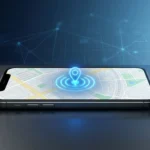 Cómo rastrear un celular perdido gratis - Smartphone mostrando mapa de geolocalización en pantalla