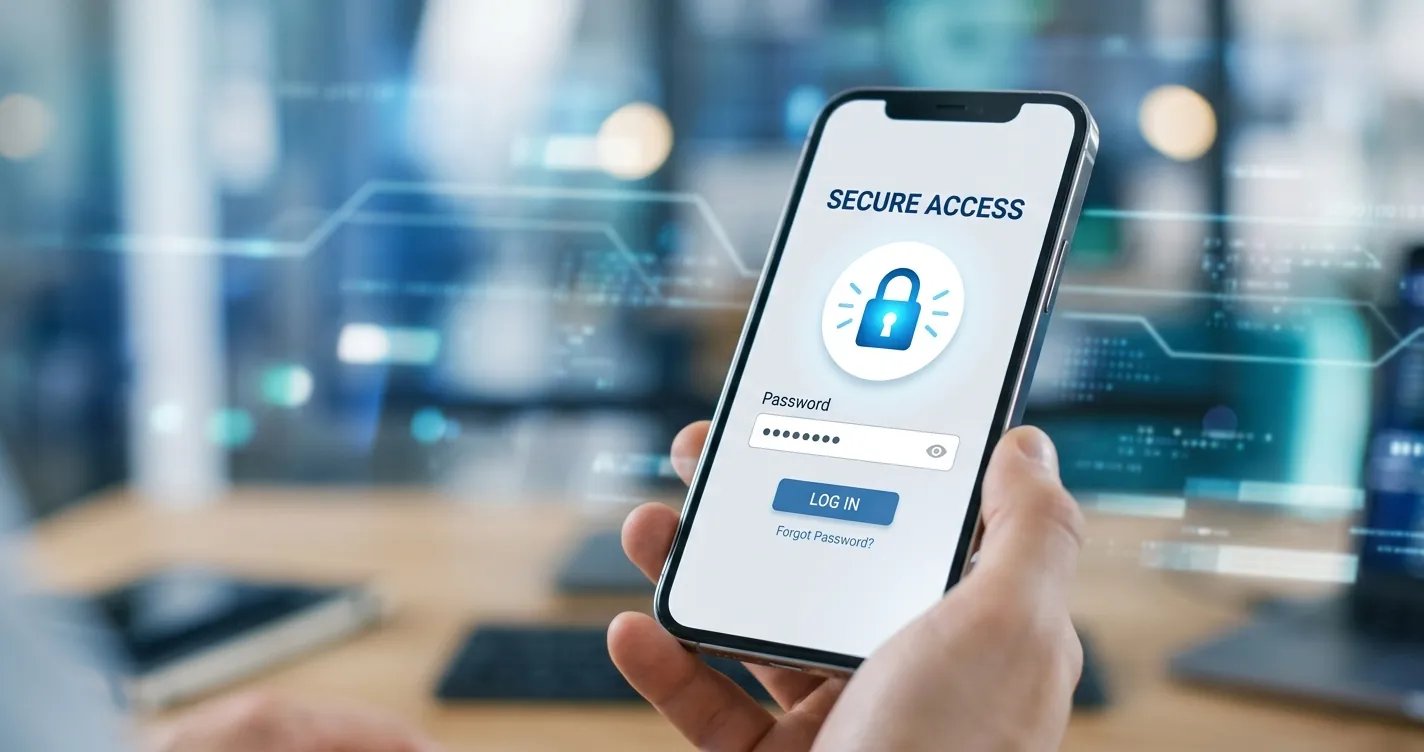 Cómo recuperar Apple ID y contraseña - Pantalla de inicio de sesión con candado de seguridad