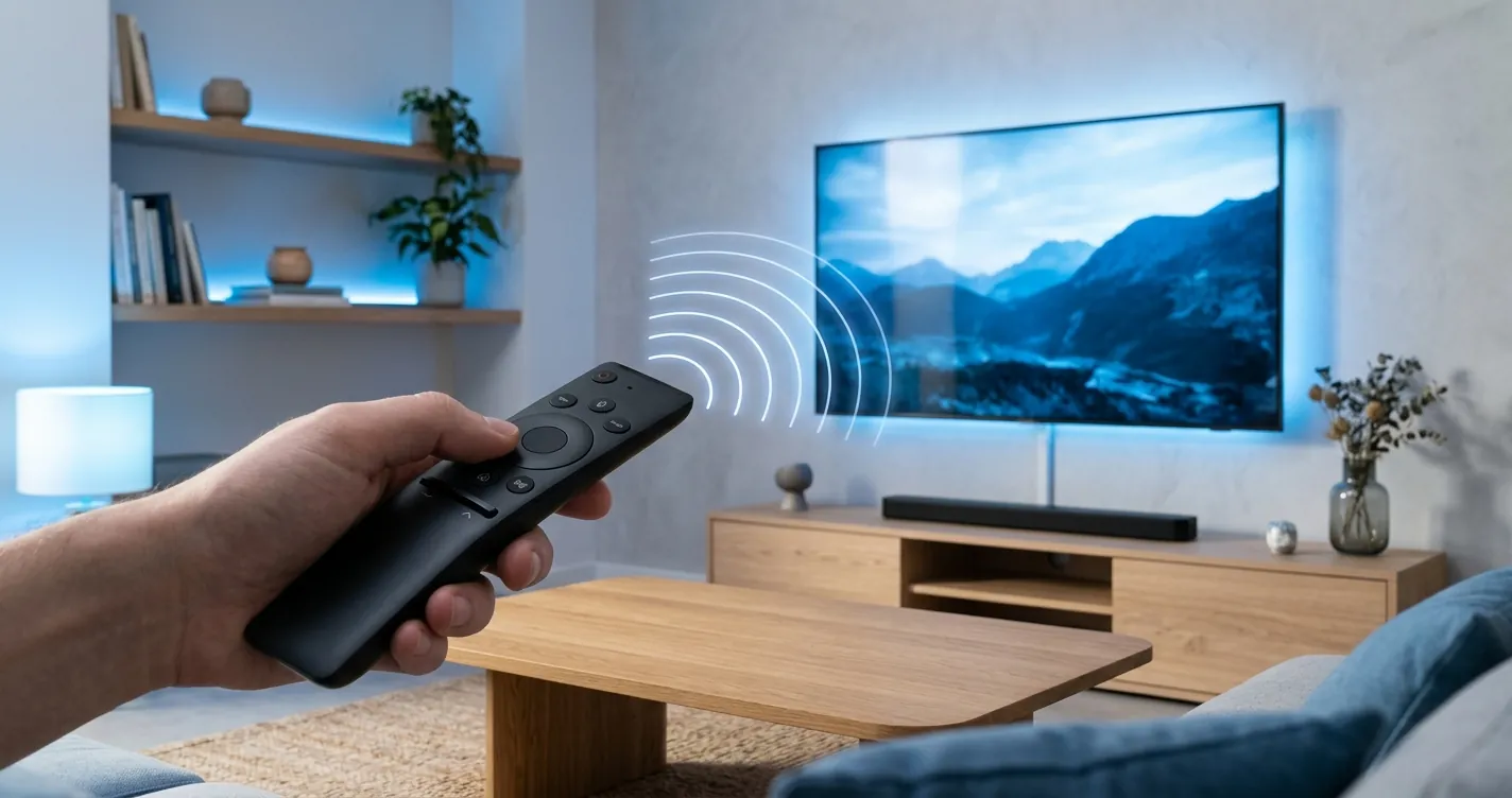 Cómo programar un control remoto universal RCA apuntando a un televisor moderno