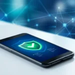 Mejores antivirus gratis para Android 2026 - Smartphone con escudo de seguridad en pantalla