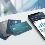 Mejores tarjetas de débito sin comisiones México 2026 - Tarjetas bancarias junto a smartphone con app de banca digital