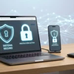 Mejores VPN para México 2026 - Smartphone y laptop protegidos con una conexión VPN cifrada