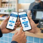 Comprar tiempo aire Telcel - Smartphone con pantalla de recarga de saldo en una tienda