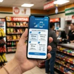 Comprar Paquete Amigo Sin Límite Telcel - Smartphone con pantalla de recarga de paquete prepago