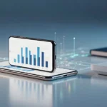 Consumo datos móviles por actividad: gráfico de GB por hora de streaming, redes sociales y videollamadas en un celular