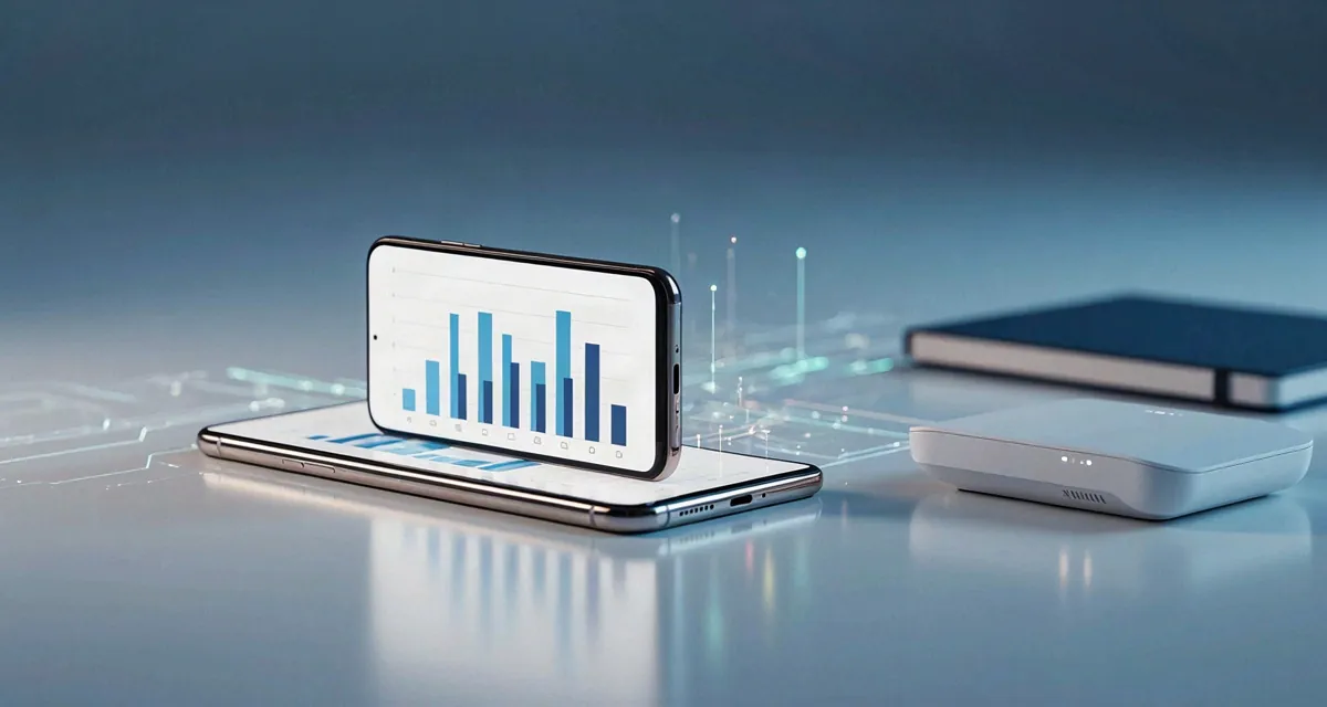 Consumo datos móviles por actividad: gráfico de GB por hora de streaming, redes sociales y videollamadas en un celular